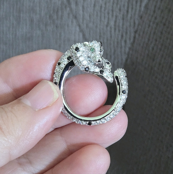 Cote d'Argent Circular Silver🤍 Cheetah Earrings - NWT - Picture 16 of 16